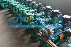 腾龙20台氟塑料离心泵发往上海鑫泓源